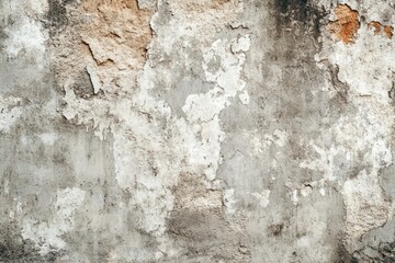 Obraz premium Old concrete wall texture background. Close up retro plain cream color cement material surface rough