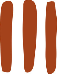 Abstract three line pattern mid century shape