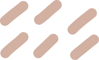 Dots pattern organic shape boho decoration
