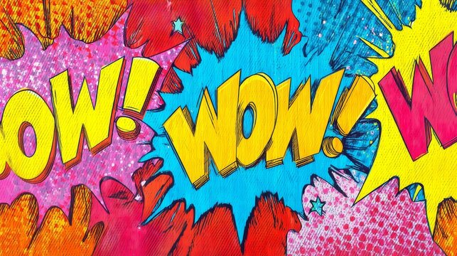 Expressive colorful abstract painting with intriguing textual elements, visual masterpiece of vibrant hues and artistic blends