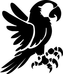 parrot silhouette vector file svg beautiful design 