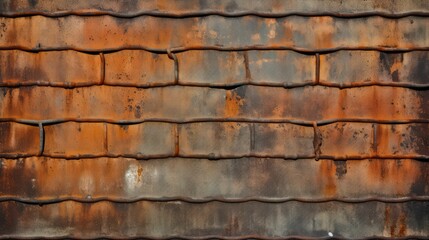 weathered metal grid background