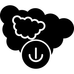 Cloud Computing Power Icon