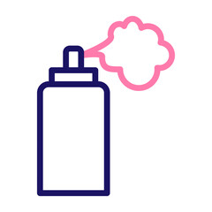 Graffiti Vector Line Two Colors Icon Design