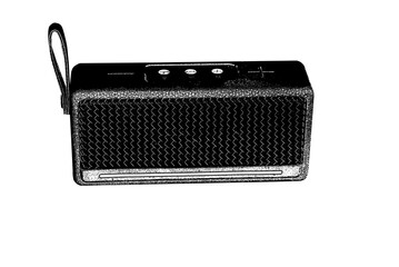 vintage radio isolated on transparent background