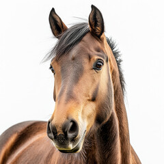 Obraz premium horse isolated on white background