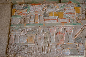Mortuary Temple of Queen Hatshepsut, Deir El-Bahri, West Bank, Luxor, Egypt. 