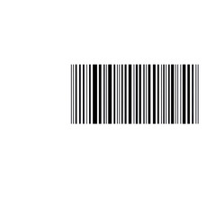 Barcode image for product identification and inventory management.