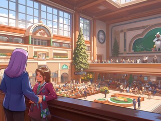 Fototapeta premium Grand Hall Observation