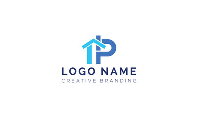 Minimalist P Logo for Branding and Identity.