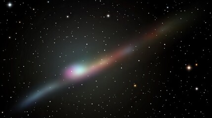 Abstract cosmic background with stars and colorful nebula for a celestial atmosphere