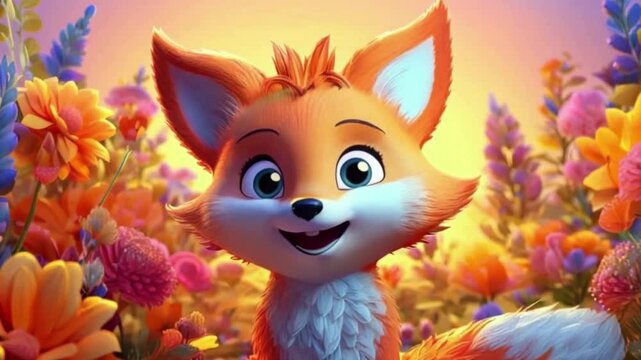 Niedlicher kleiner Fuchs