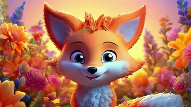 Niedlicher kleiner Fuchs