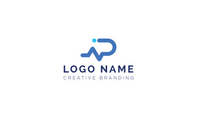 Minimalist P Logo for Branding and Identity.