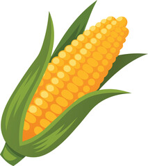 corn cob icon isolated on transparent background. Sweet corn icon, Maize icon.