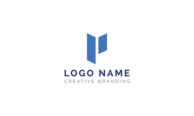Minimalist P Logo for Branding and Identity.