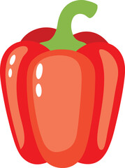 Red pepper illustration vector illustration
