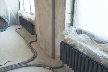 Radiators of heating system, Radiators with cylindrical tubes.