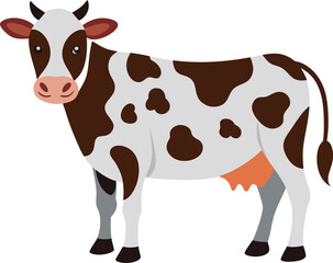 Cow with spots