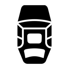 Sunroof Vector Glyph Icon Design