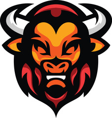 bison illustration design