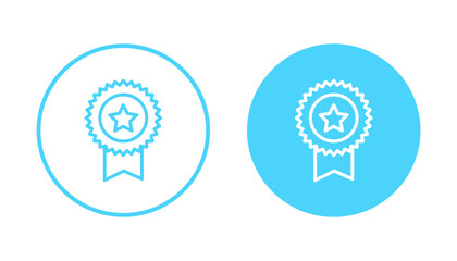 Badge icon vector. Awards icon vector. Achieve sign and symbols. Stamp