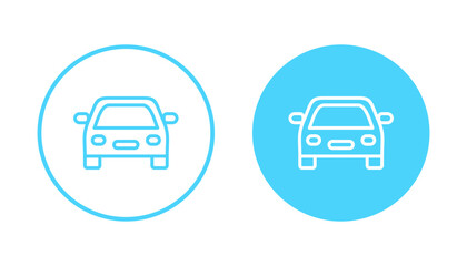 Obraz premium Car icon vector. car sign and symbol. small sedan