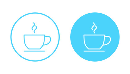 coffee cup icon vector. cup a coffee sign and symbol