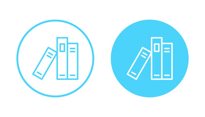 Library icon vector. education sign and symbol