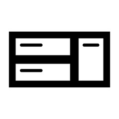 Affinity Diagram  Vector Glyph Icon Design