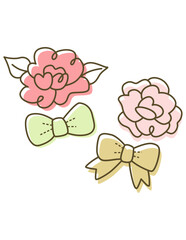 Cartoon hand painted forest animal element pattern