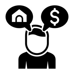 User Needs  Vector Glyph Icon Design