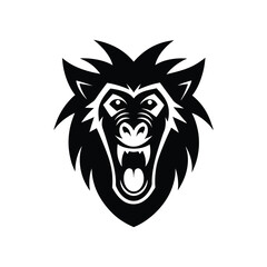 lion head vector