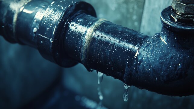 Plumber sealing a drain pipe in a bathroom. Featuring plumbing maintenance