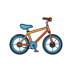 Bike Vector Illustration – Modern Bicycle Icon for Sports, Outdoor Activities, Eco Transport