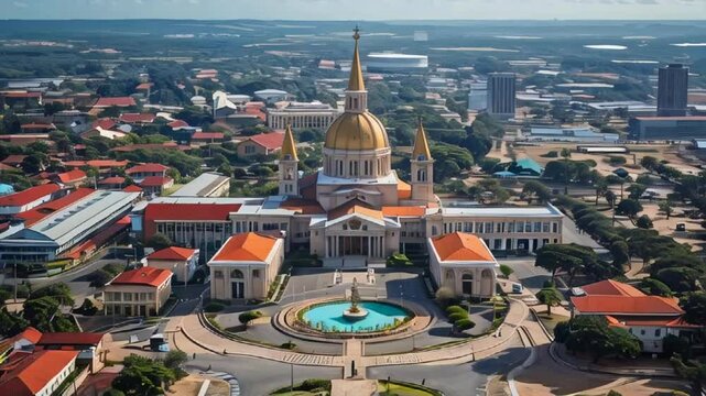 city ​​of Yamoussoukro Cote d Ivoire

