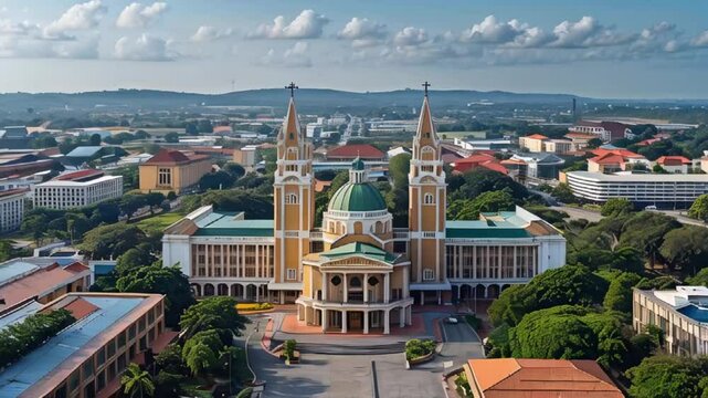 city ​​of Yamoussoukro Cote d Ivoire

