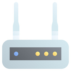 Fototapeta premium Modem. Editable vector icon, coloured.