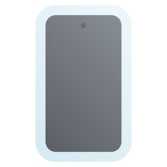 Smartphone. Editable vector icon, coloured.