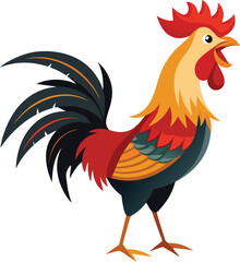 Rooster crowing
