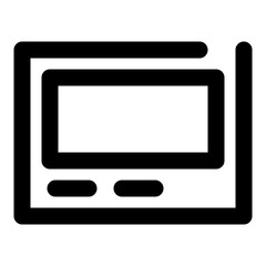 kitchen dashed line icon