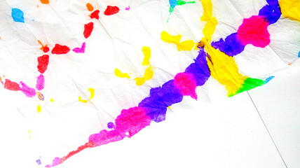 Spiral Tie-Dye. Rainbow Dirty Illustrator.