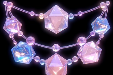 Jewelry Design, Crystal Necklace