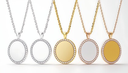 Jewelry Display on White