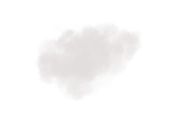 White smoke fog cloud
