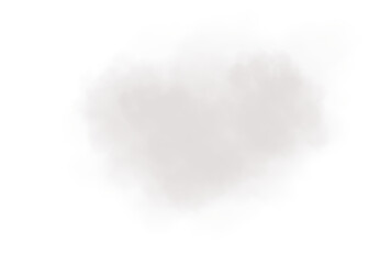 White smoke fog cloud