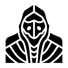 Character Avatar Vector Glyph Icon Design