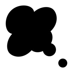 Chat Bubble Vector Glyph Icon Design