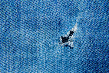 Blue denim jean texture as background