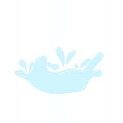 illustration of a splash of water